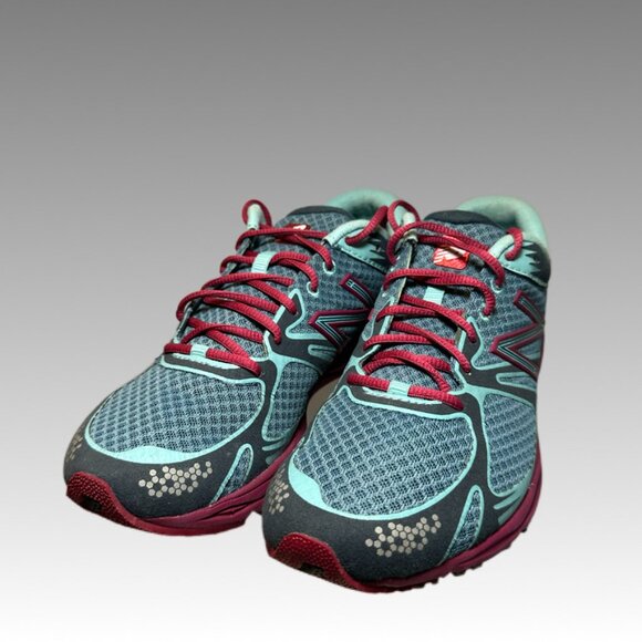 NEW BALANCE WR 1400PB v1 Revlite Running Shoes Teal Pink Women 7 - Picture 2 of 9